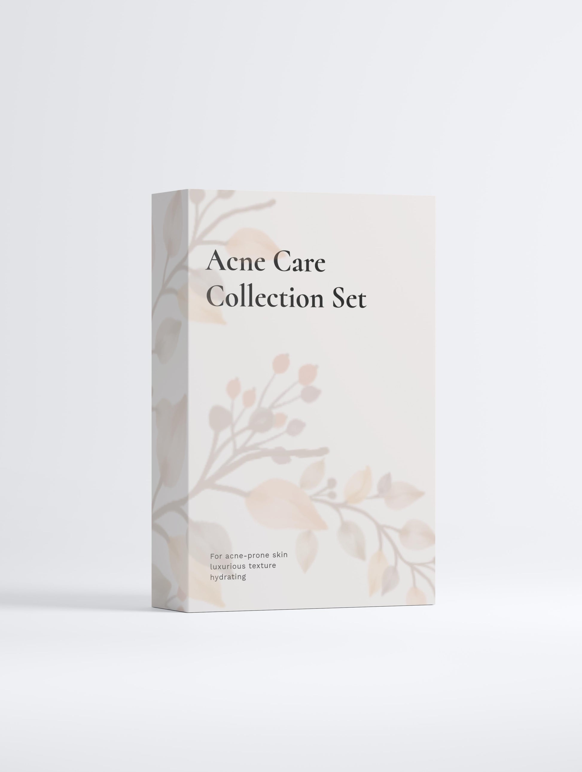 Acne Care Collection Box from greenmyskin.com, featuring a curated set of products to target acne, reduce blemishes, and promote clear, healthy skin. Suitable for all skin types.