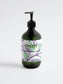 "Vegan hand and body wash with organic, cruelty-free ingredients and a warm patchouli and amber vanilla scent to cleanse and nourish skin, available at greenmyskin.com.