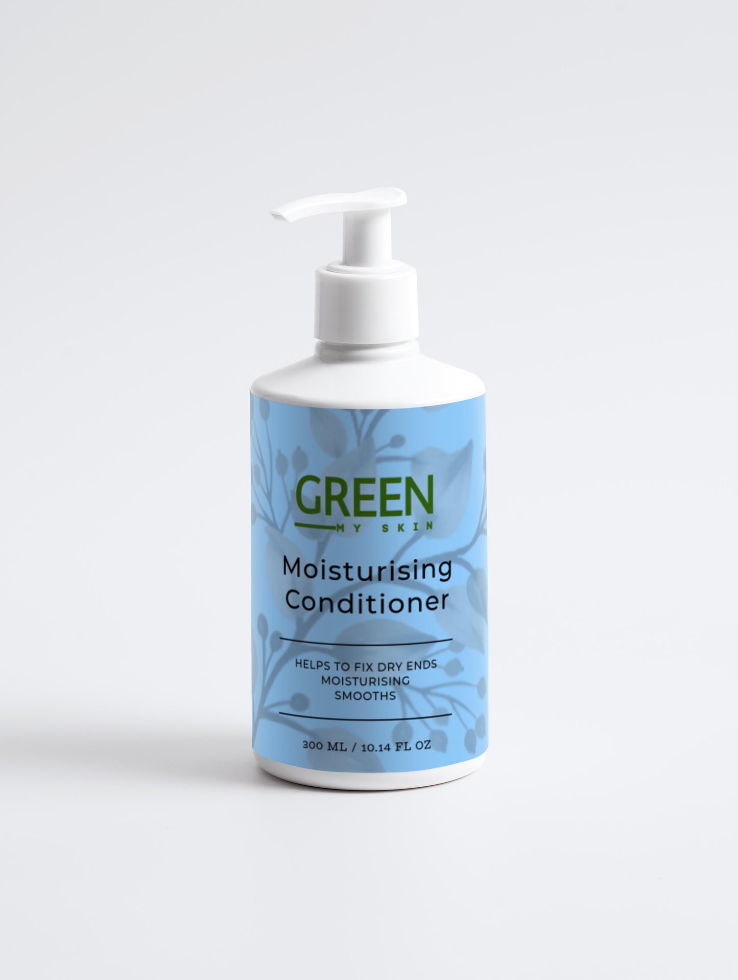 Vegan moisturising conditioner with organic, cruelty-free ingredients to hydrate, nourish, and smooth dry or damaged hair, available at greenmyskin.com